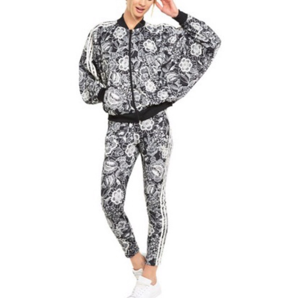 Rare ADIDAS FLORIDO CAPE + LEGGING SET